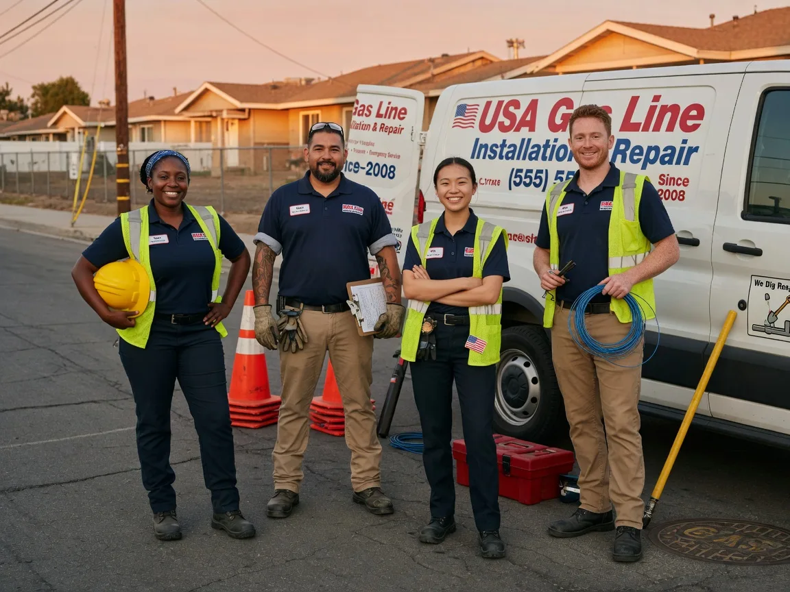 Gas Line Installation company in Crandall, GA